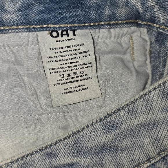OAT NEW YORK Light Blue Wide-Leg Women Jeans - Picture 4 of 9